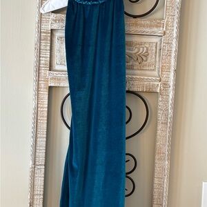 Lucy in the Sky Velvet Teal Dress